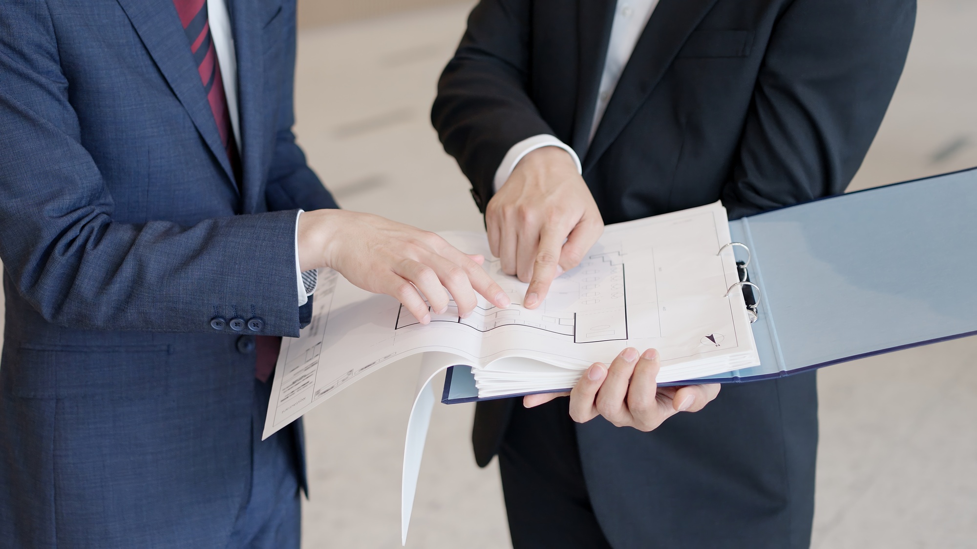 不動産開発の図面確認